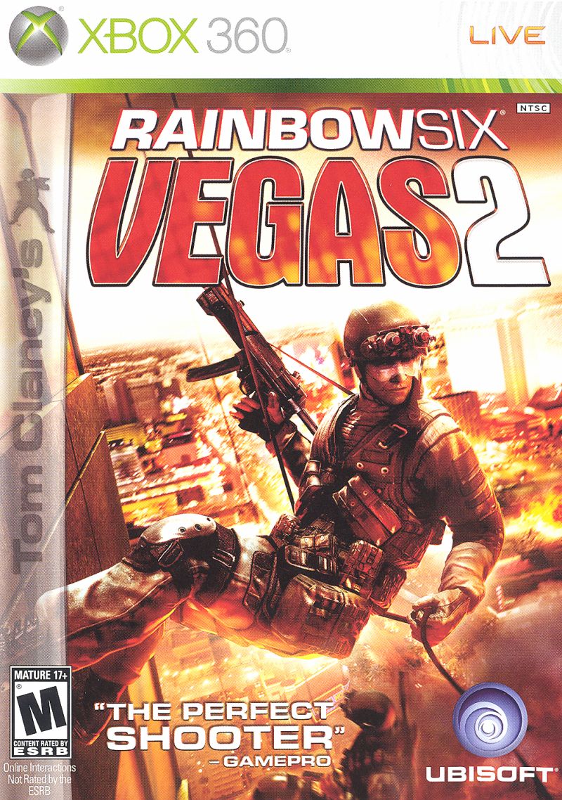 Rainbow Six Vegas 2 box art for Xbox 360